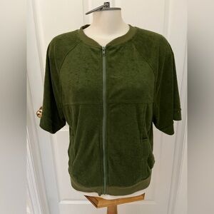 Urban Outfitters terry cloth shirt sleeve jacket size small